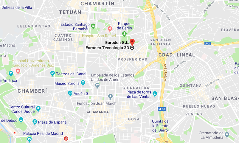Mapa de Ubicación Euroden Tecnología 3D